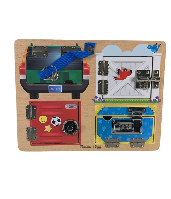 Melissa & Doug Lock & Key Board Online Sale