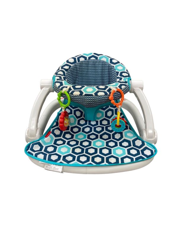 Fisher Price Sit-Me-Up Floor Seat, Honeycomb Hot on Sale - Image 4
